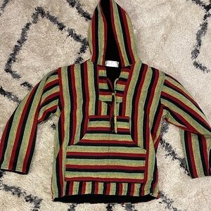 Striped Multicolor Baja Hoodie